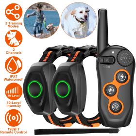 Dog Training Collar with Remote Rechargeable Electronic Shock Collar